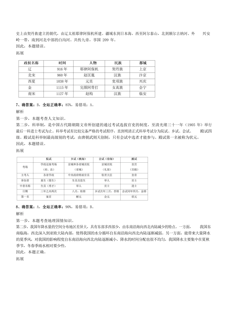 2018年广东省韶关市乳源瑶族自治县事业单位考试《综合能力测试》真题参考答案及解析 .pdf_第2页