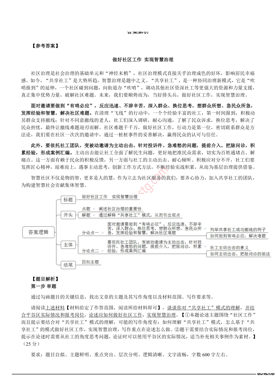 2020年12月北京市平谷区社区工作者招聘考试《写作》真题及答案解析.pdf_第2页