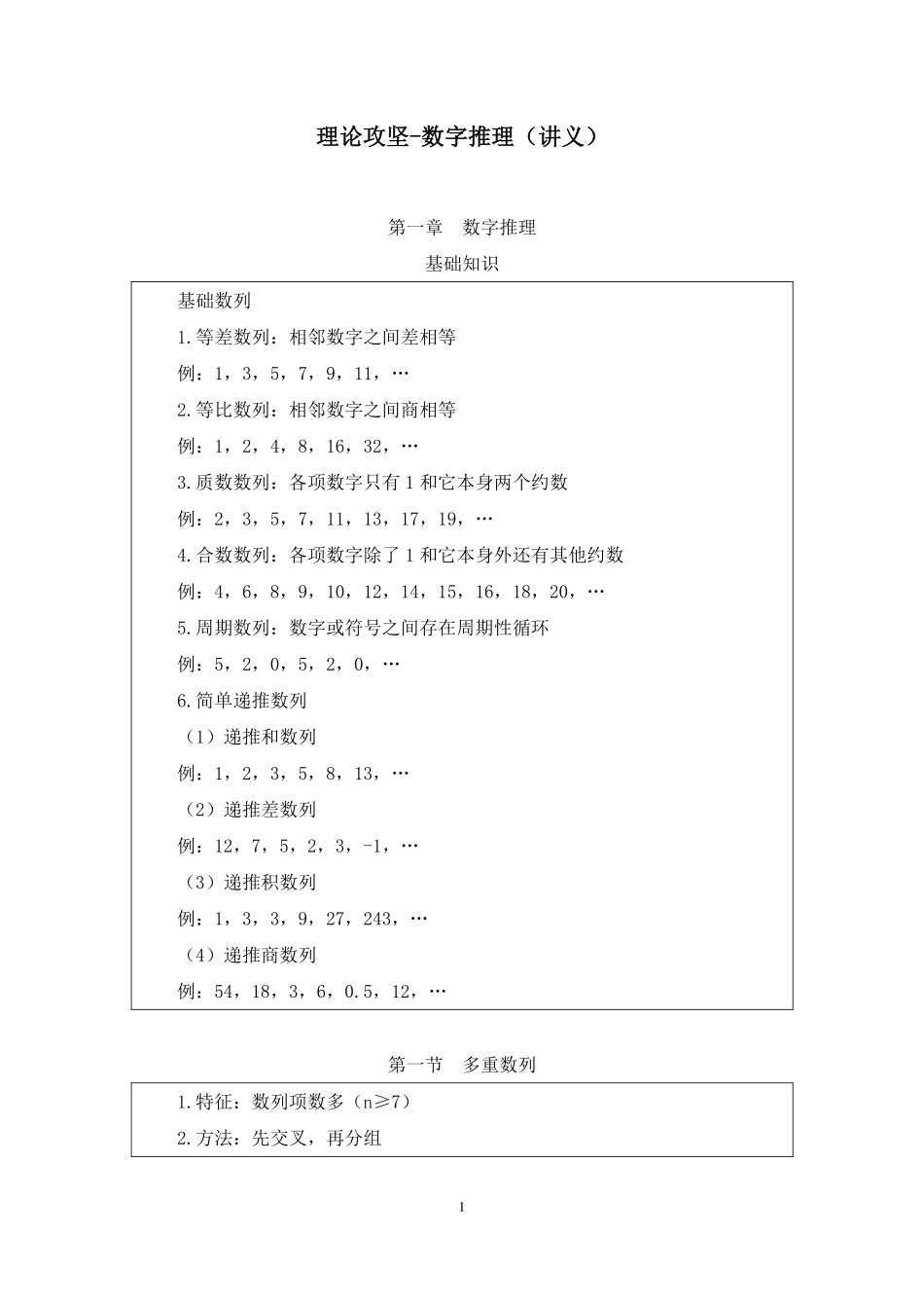 2022.11.09+理论攻坚-数字推理+李亚波+（讲义+笔记）（【江苏】2023事业单位系统班图书大礼包：综合知识和能力素质1期）.pdf_第2页