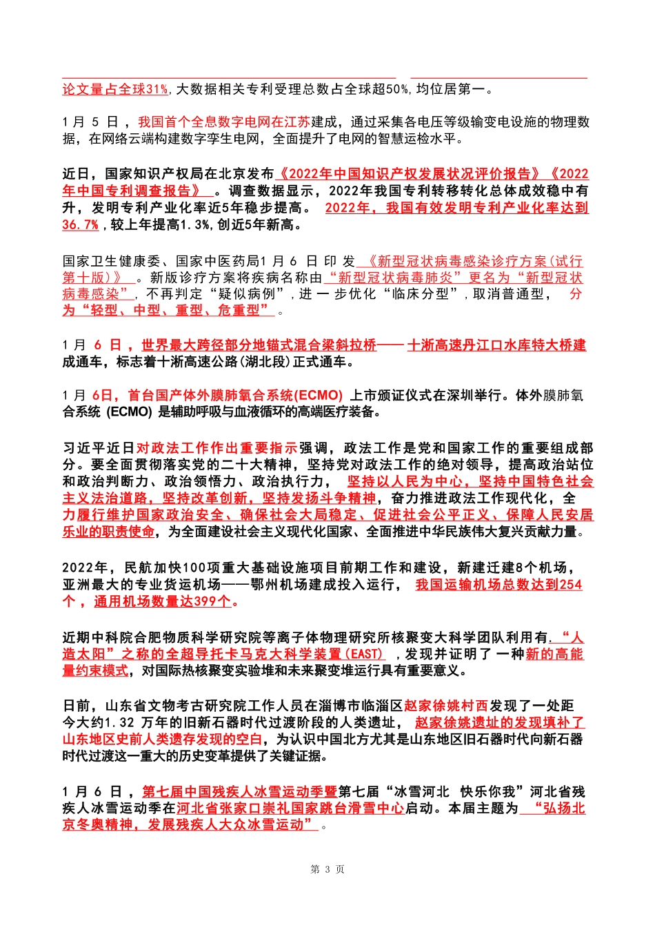 2023年1月时政热点 .pdf_第3页