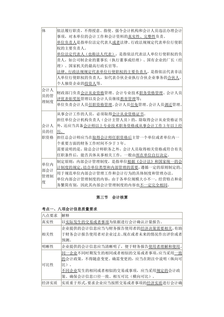 会计职业法律法规道德知识重点总结.pdf_第3页