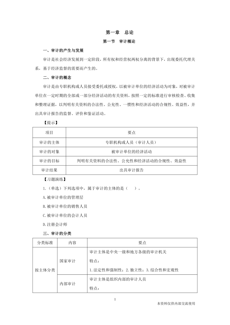 江苏事业单位-审计学1-讲义(讲义+解析).pdf_第2页