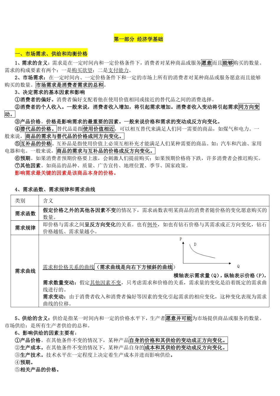 经济基础知识笔记.pdf_第3页
