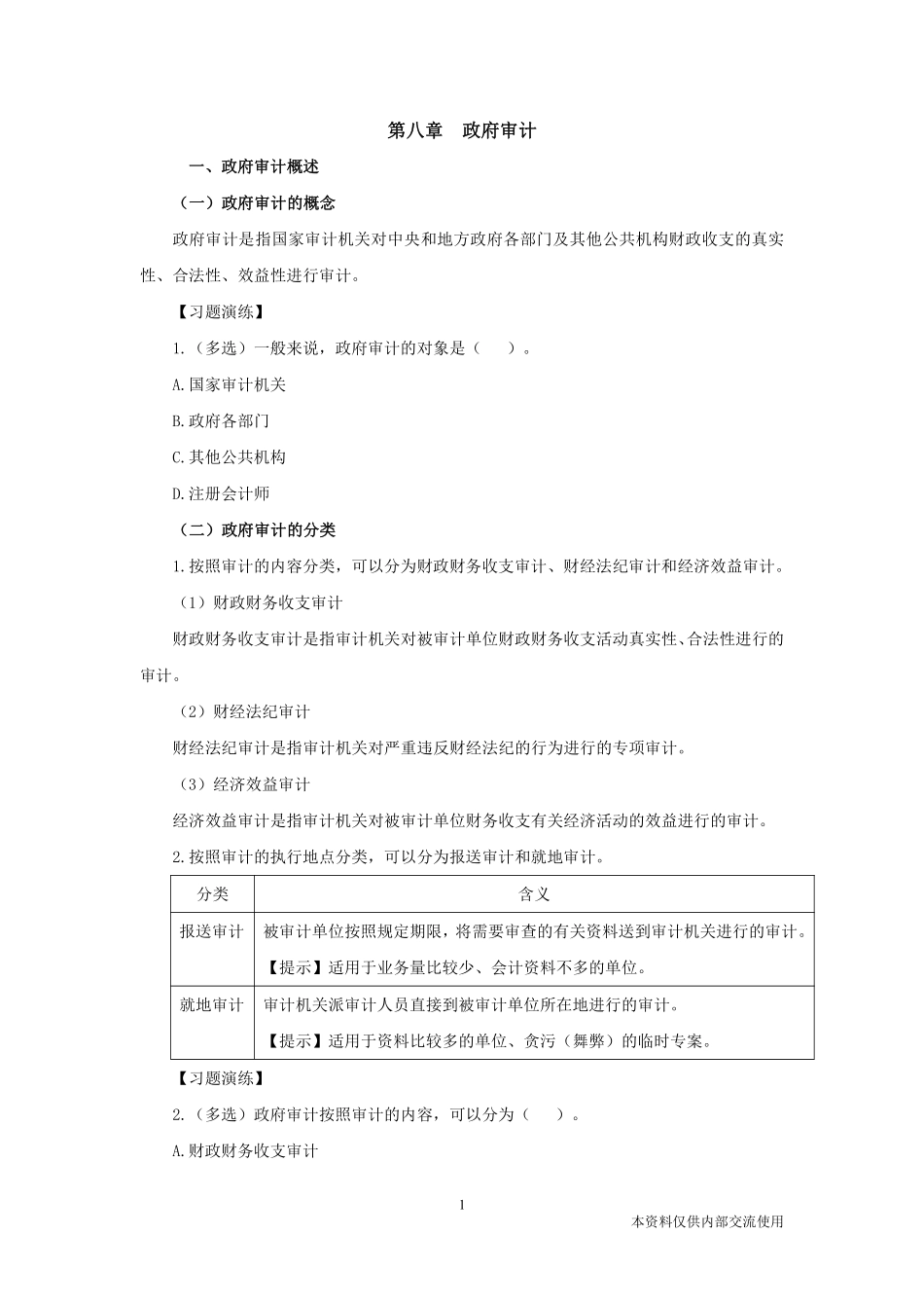 理论精讲—审计学7（政府审计）.pdf_第2页