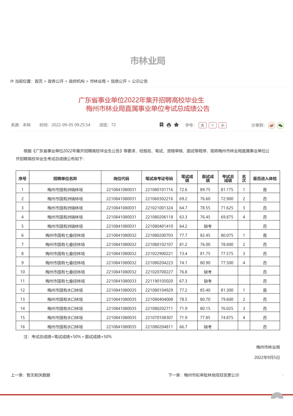 梅州市林业局直属事业单位.pdf_第1页
