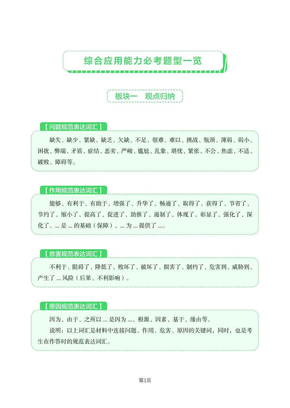 事业单位【综合应用能力】必考题型一览.pdf_第3页