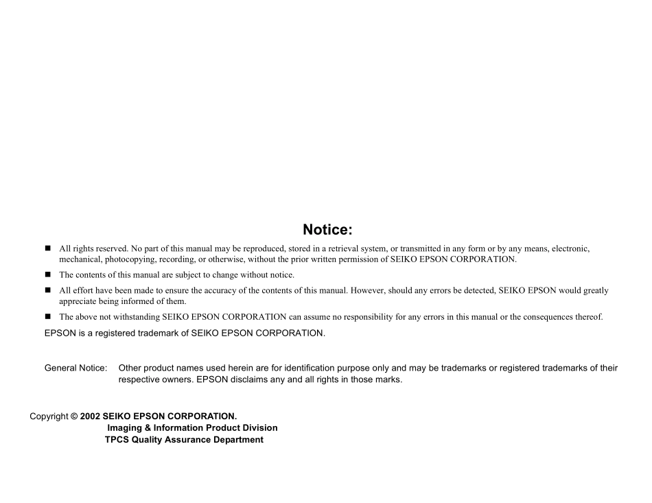 爱普生 Stylus Pro 7600 9600 绘图仪英文维修手册.pdf_第2页