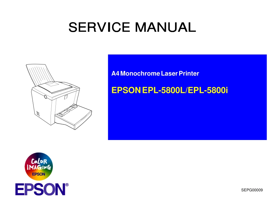 爱普生Epson EPL-5800L EPL5800Li_A英文维修手册.pdf_第1页