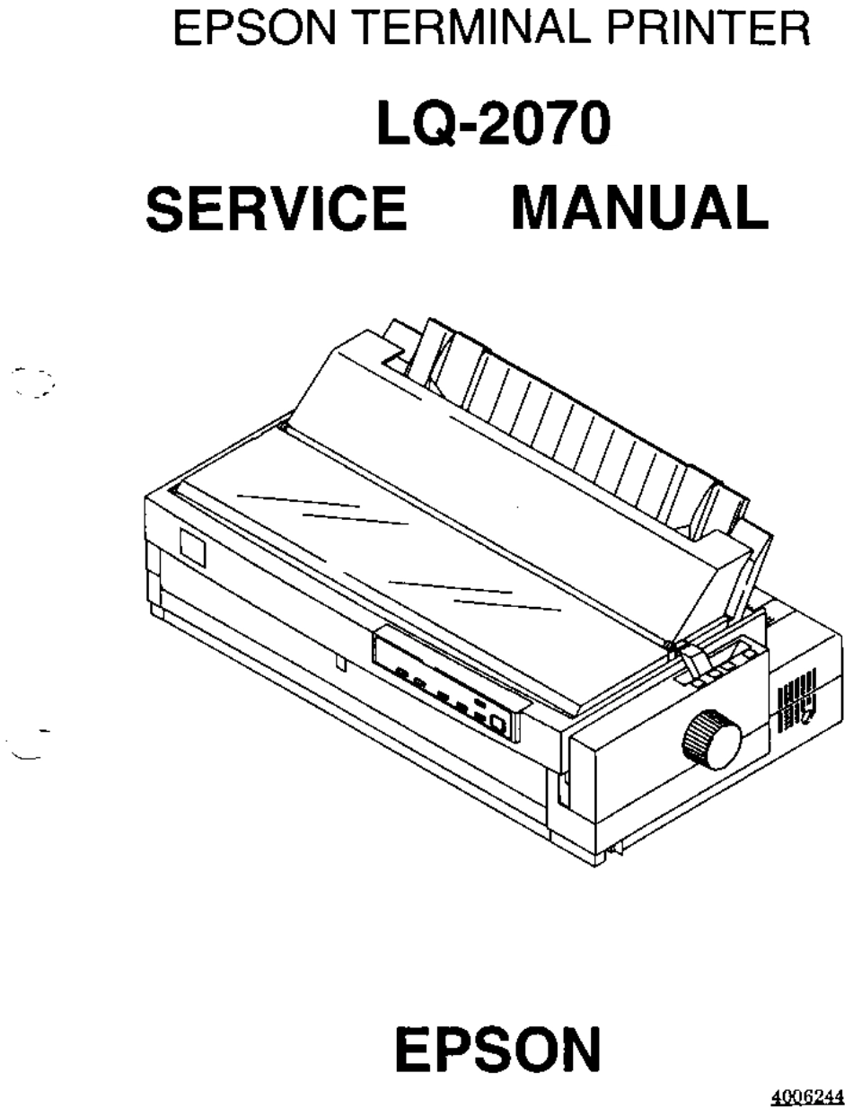 爱普生LQ2070英文维修手册.pdf_第1页