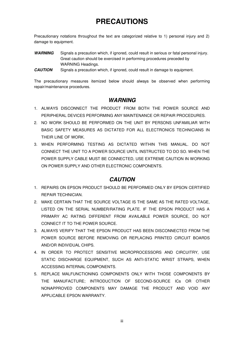 爱普生LQ670K英文维修手册.pdf_第3页