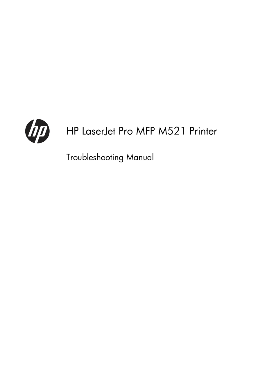 惠普 HP M521dn M521dw 黑白激光打印机英文故障排除手册.pdf_第3页