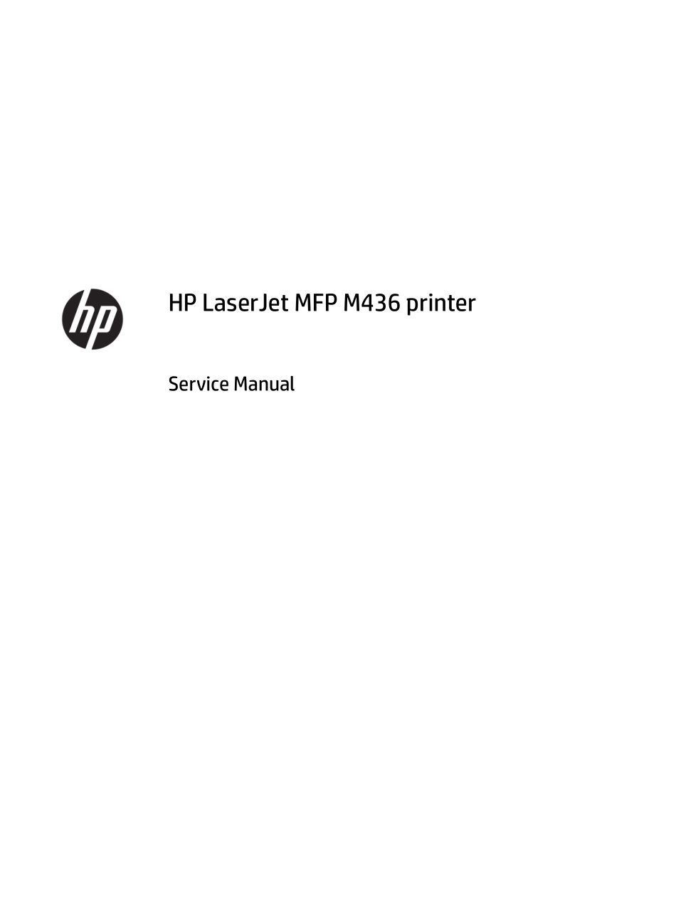 惠普 HP LaserJet MFP M436n M436nda 黑白复印机英文维修手册.pdf_第3页