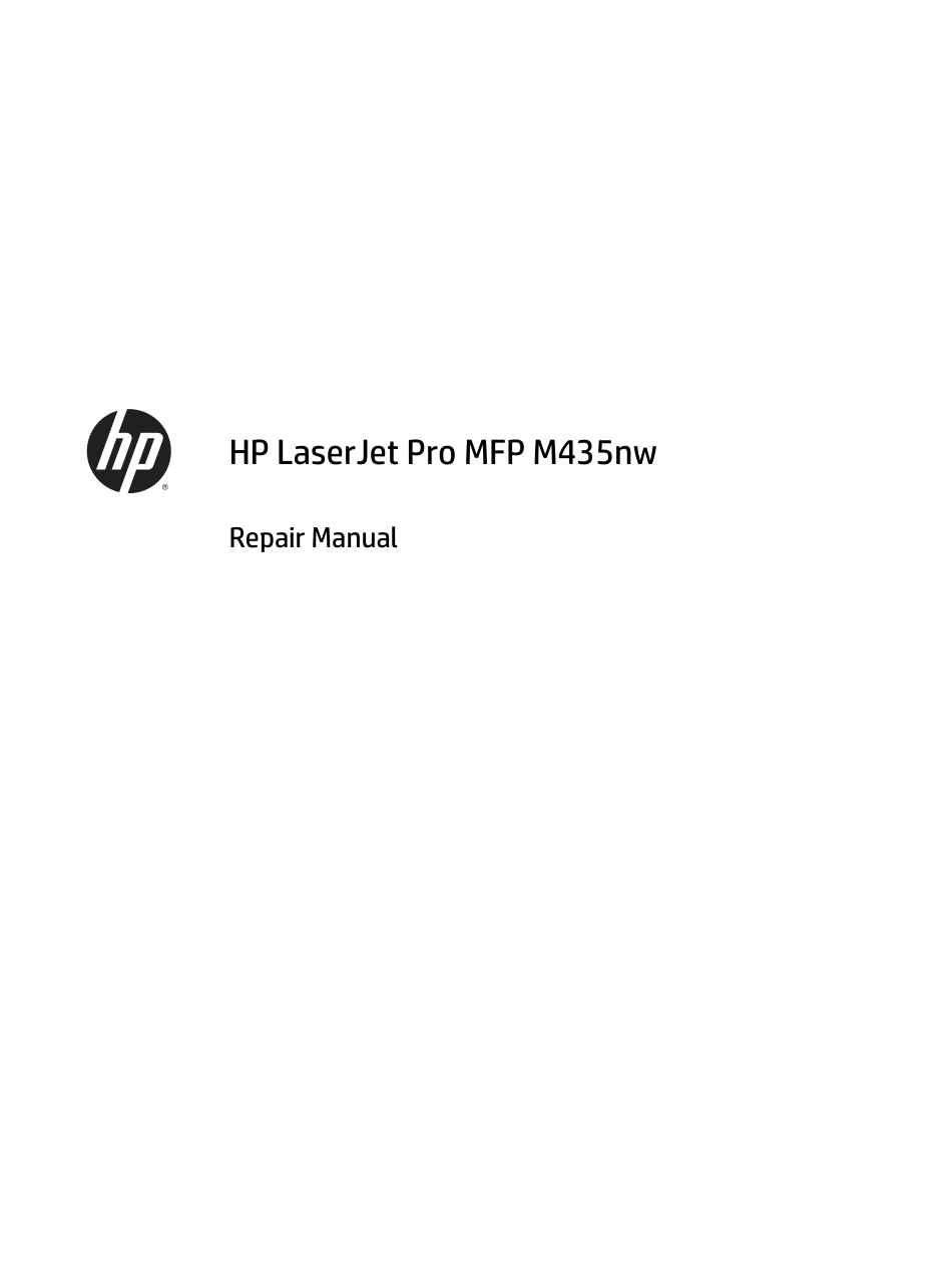 惠普 LASERJRT PRO MFP M435nw 435 打印机英文维修手册.pdf_第3页