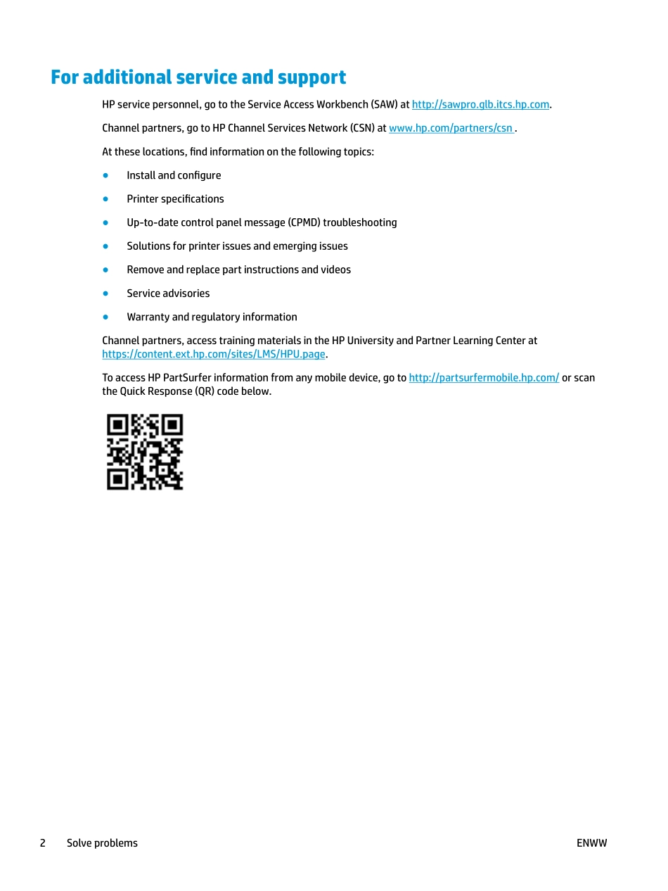 惠普 M203d M203dn M203dw M227d M227sdn M227fdn M227fdw 黑白激光打印机英文故障排除手册.pdf_第2页