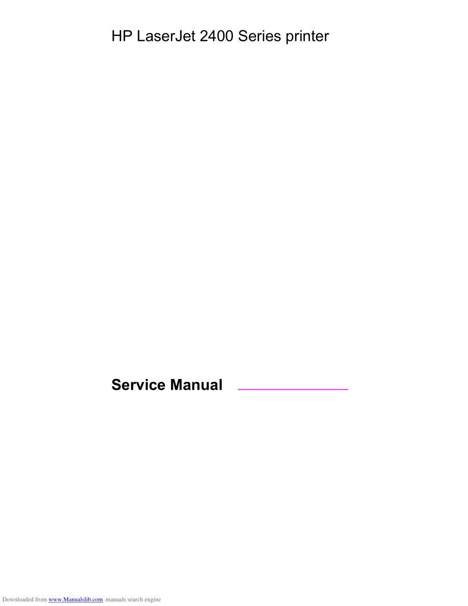 惠普LaserJet 2410 2420 2430维修手册英文.pdf_第3页