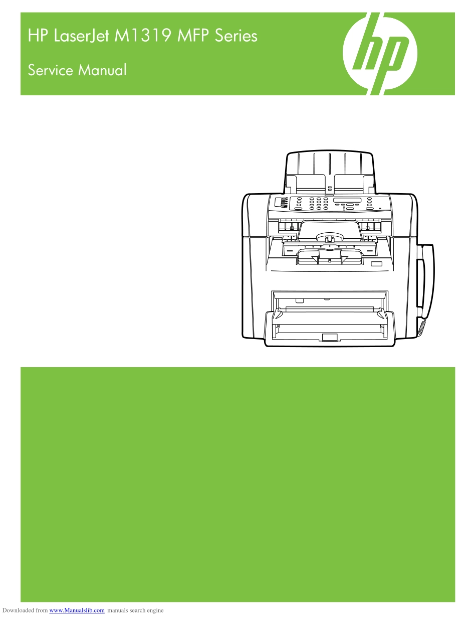 惠普LaserJet M1319MFP英文维修手册.pdf_第1页