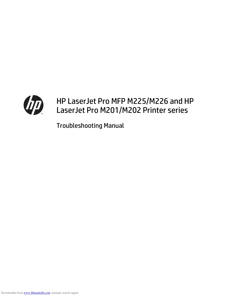 惠普Laserjet Pro M201 M202 M225 M226故障排除手册.pdf_第3页