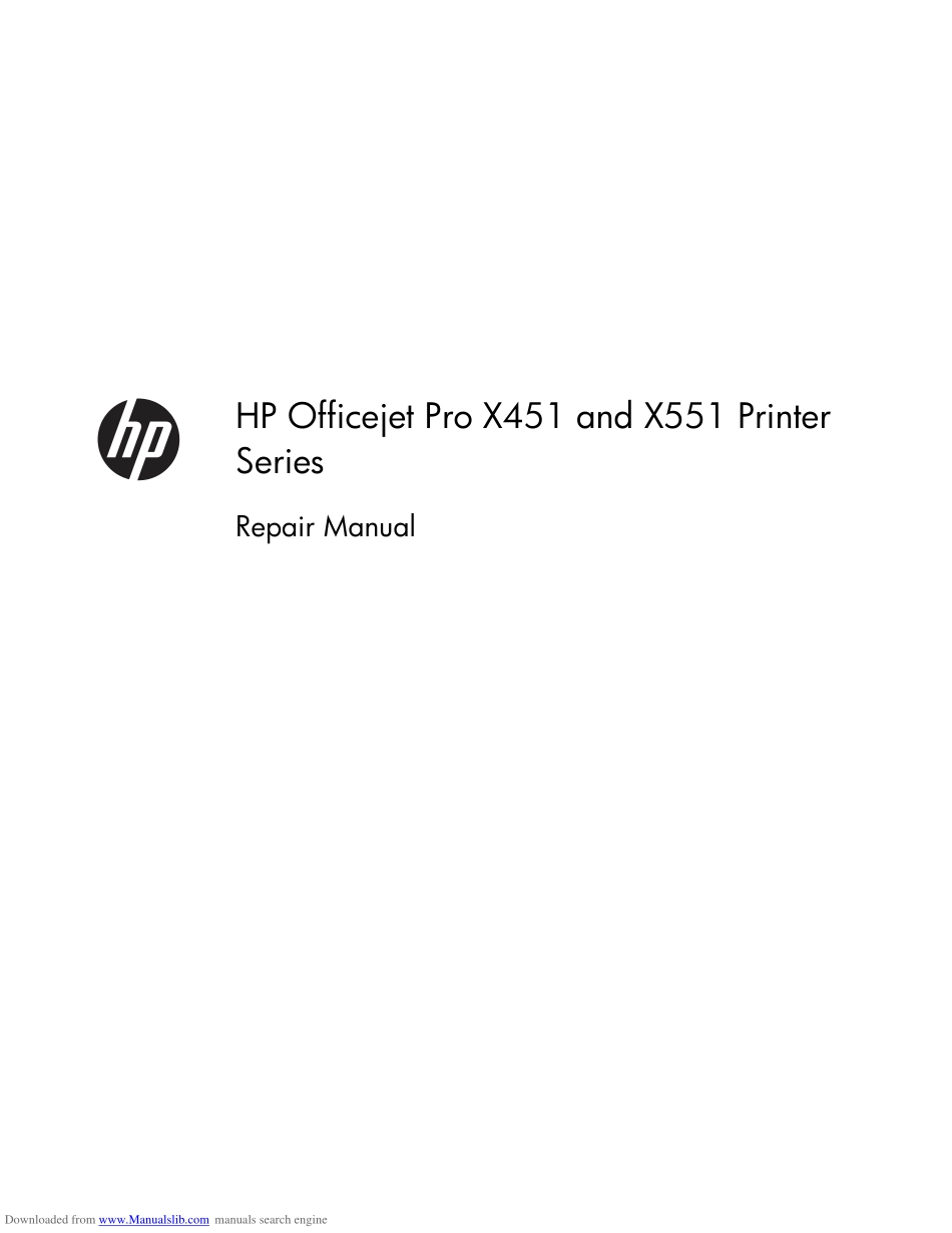 惠普Officejet Pro X451 X551维修手册.pdf_第3页