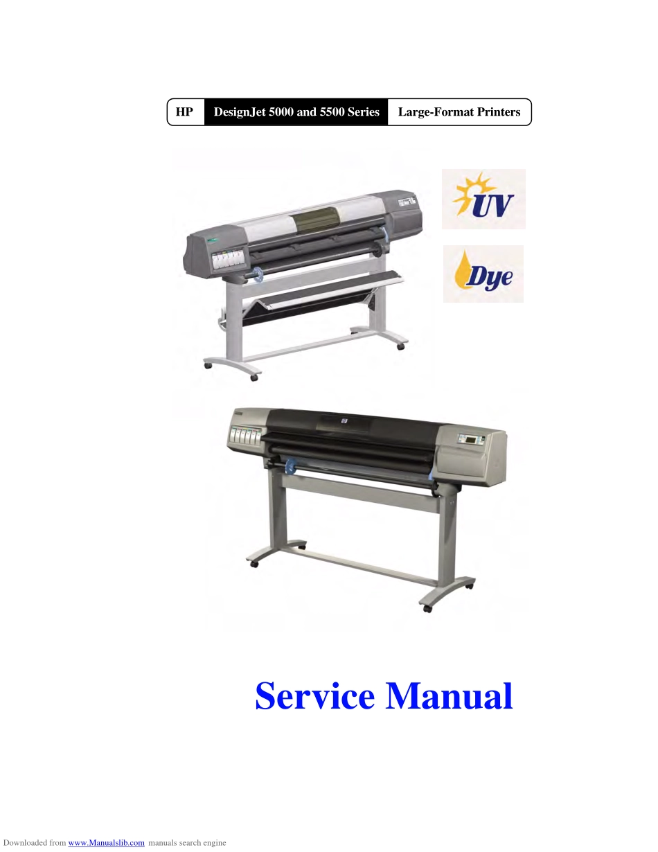 惠普 5000 5500 绘图仪英文维修手册.pdf_第3页