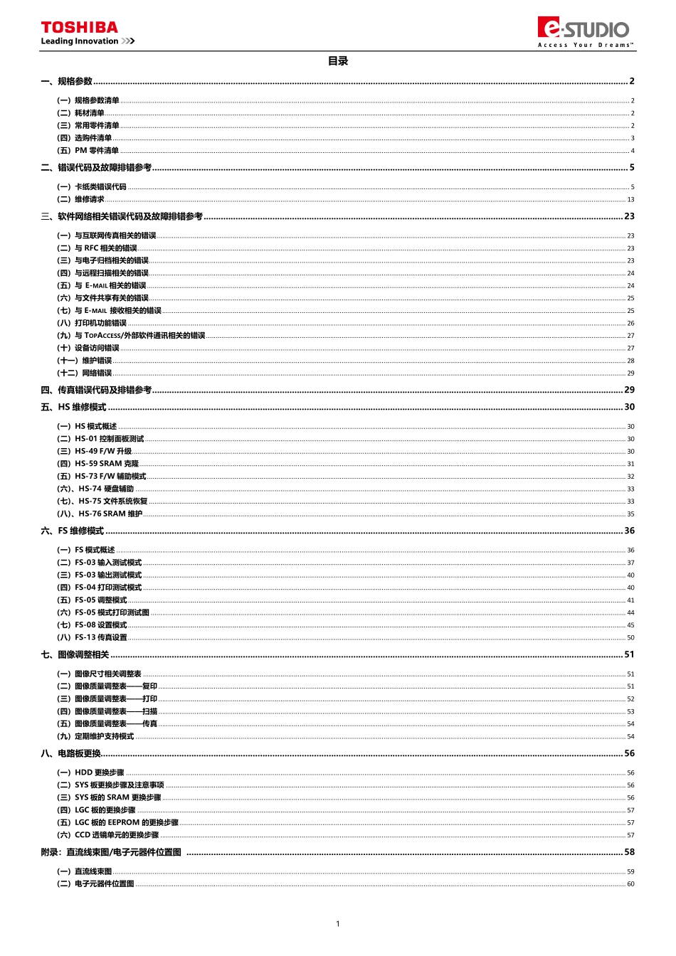 东芝 e-STUDIO 2000AC 2500AC 彩色复印机中文服务便携维修代码手册.pdf_第2页