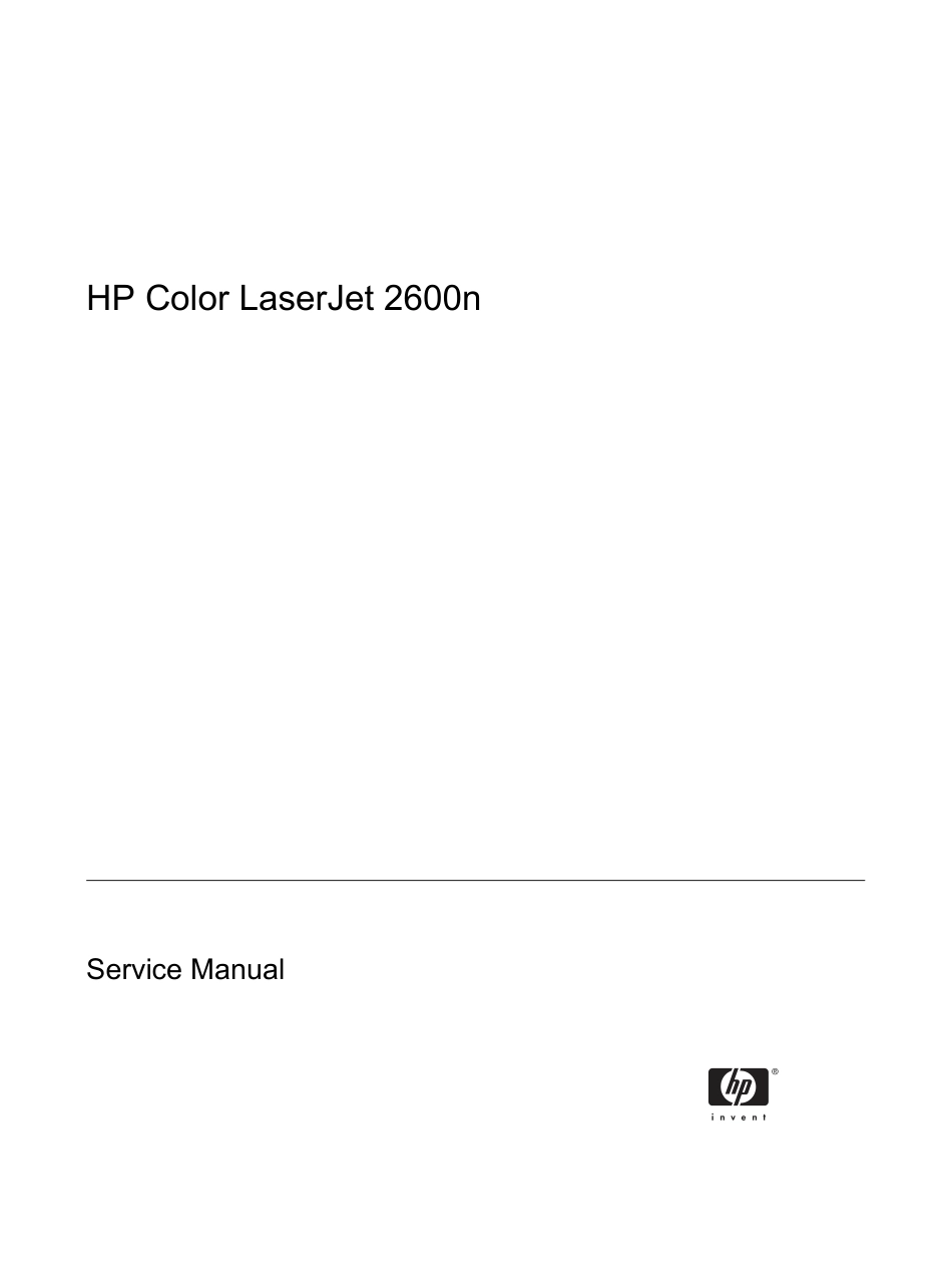 惠普 HP Color LaserJet 1600 2600n 2605 彩色激光打印机英文维修手册.pdf_第3页