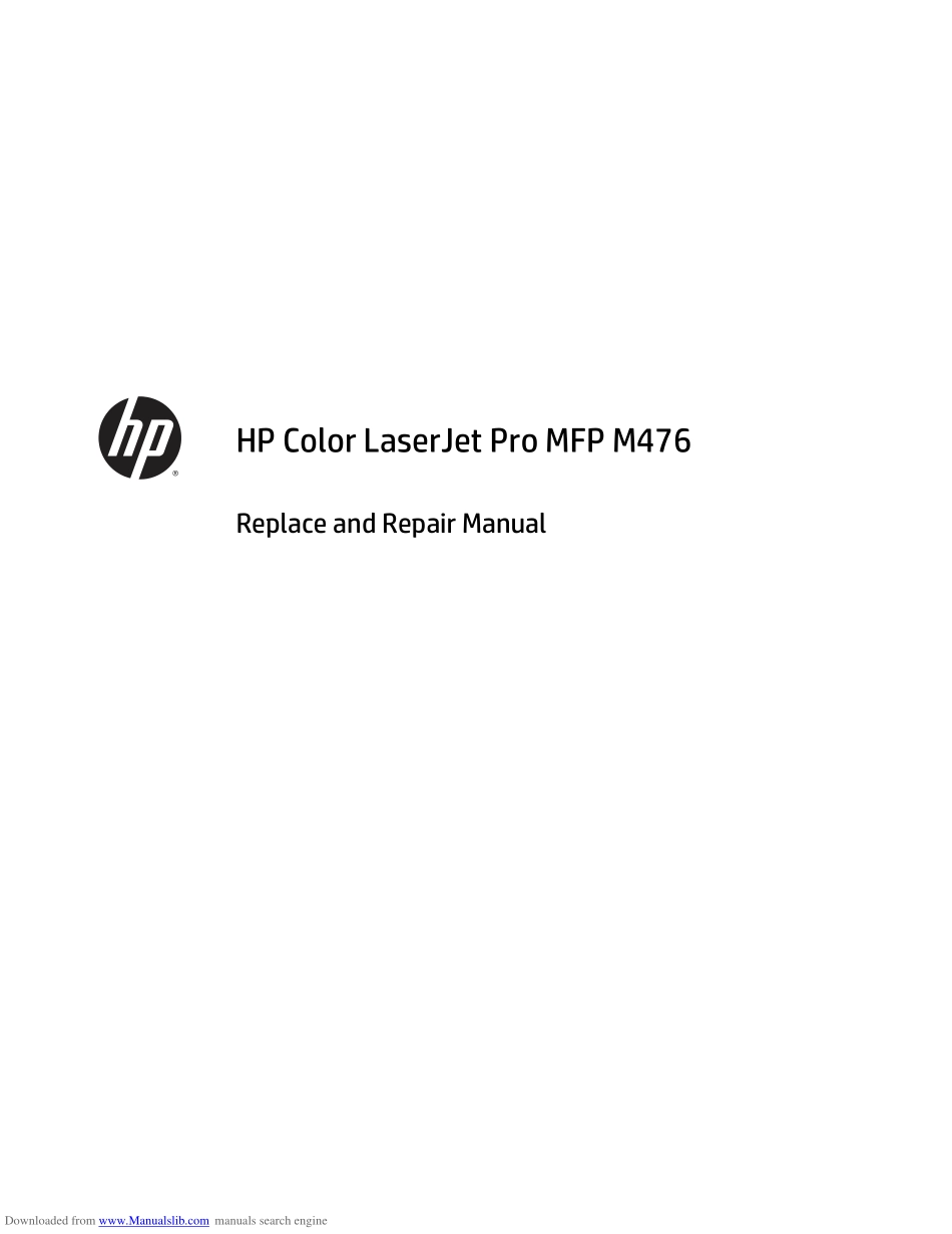 惠普 M476dn M476dw M476nw彩色激光打印机英文维修手册.pdf_第3页