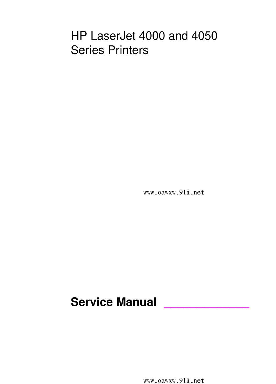 惠普HP4000 - 4050 (英文).pdf_第3页