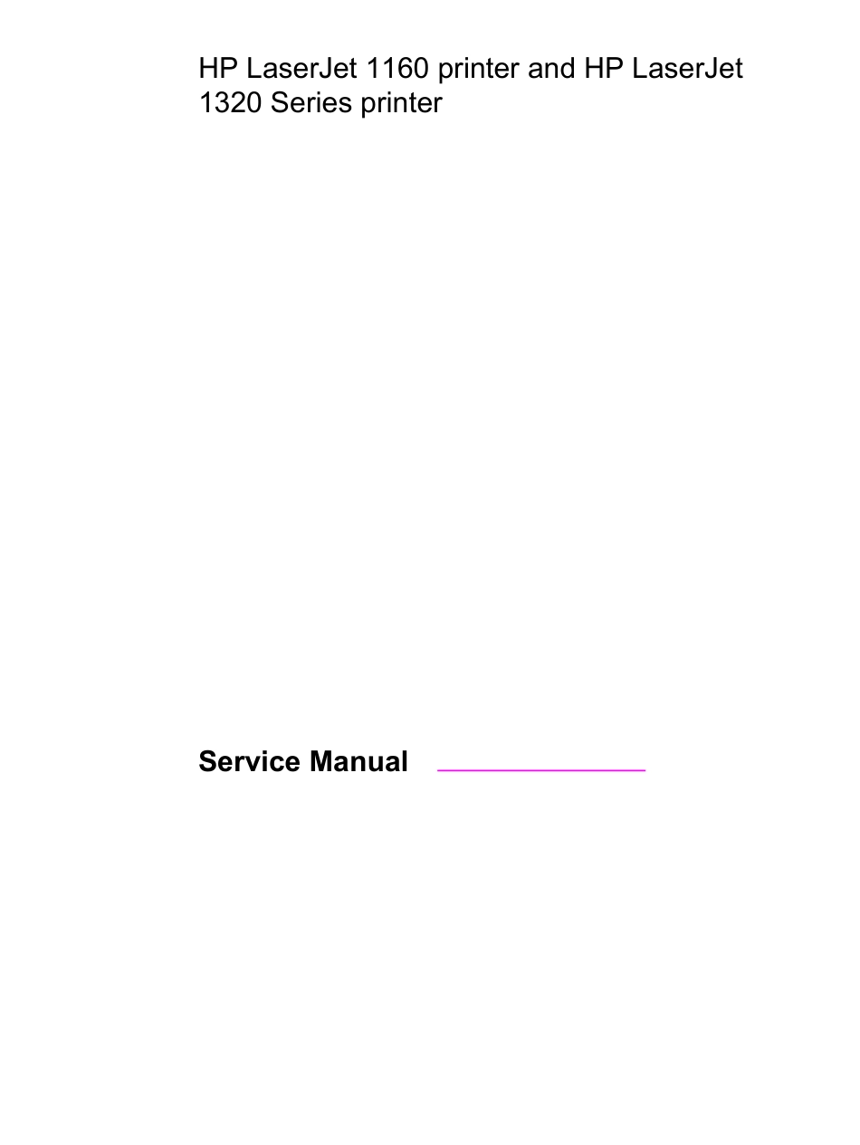 惠普HP LaserJet 1160 1320英文维修手册.pdf_第3页