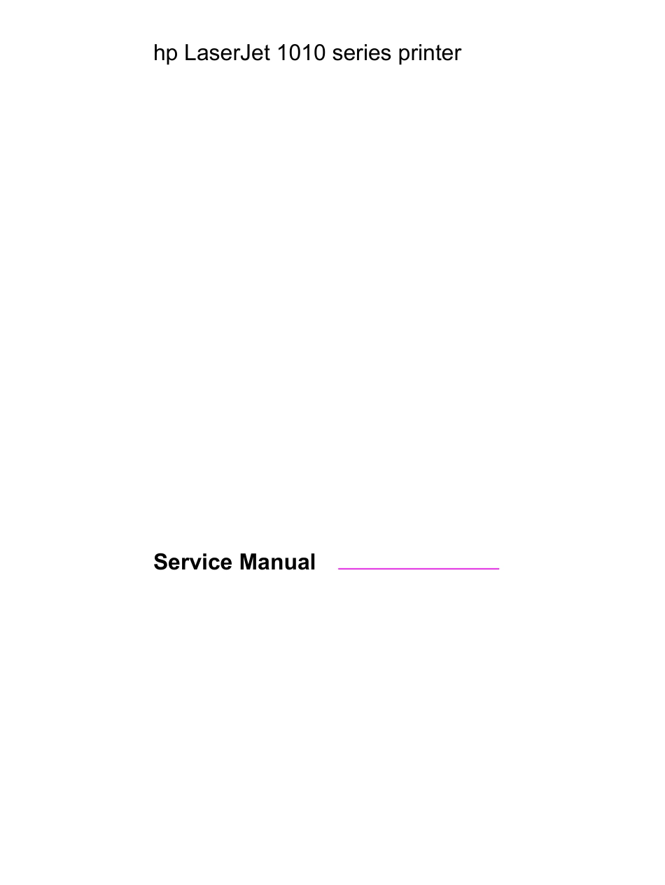 惠普hp 1010 1012 1015维修手册(英文).pdf_第3页