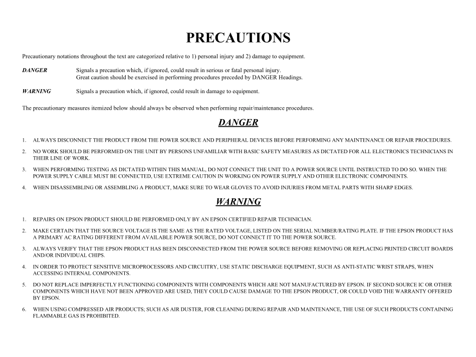 爱普生 Stylus Photo 1390 1400 1410 喷墨打印机英文维修手册.pdf_第3页