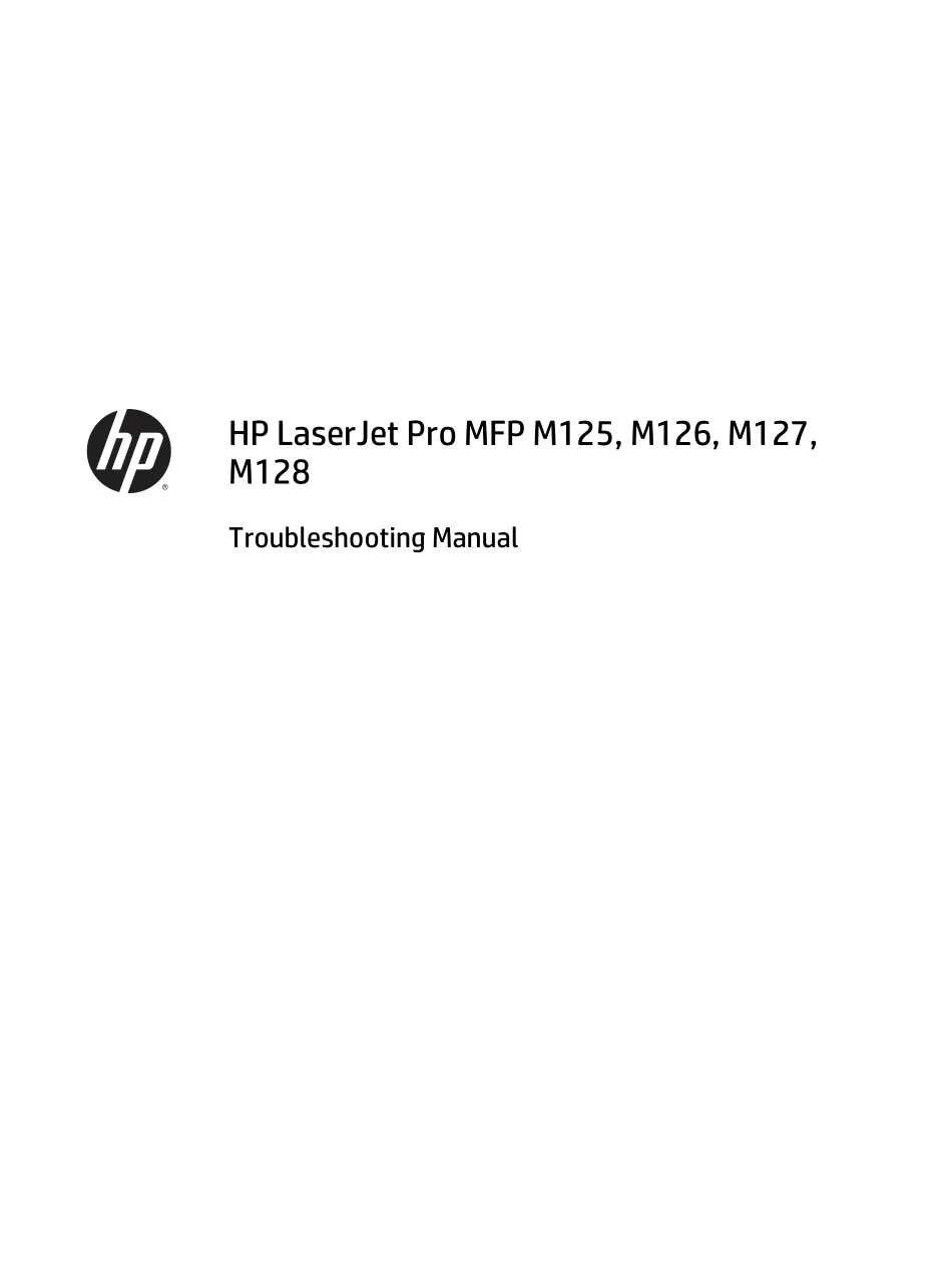 惠普 Laserjet Pro MFP M125 M126 M128 M127 黑白激光打印机英文故障排除手册.pdf_第3页