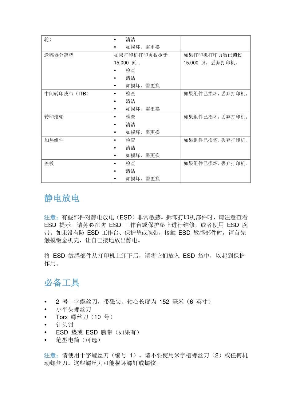 惠普 LASERJET PRO CM1415fn CM1415fnw 1415 彩色激光打印机中文拆机维修手册.pdf_第3页