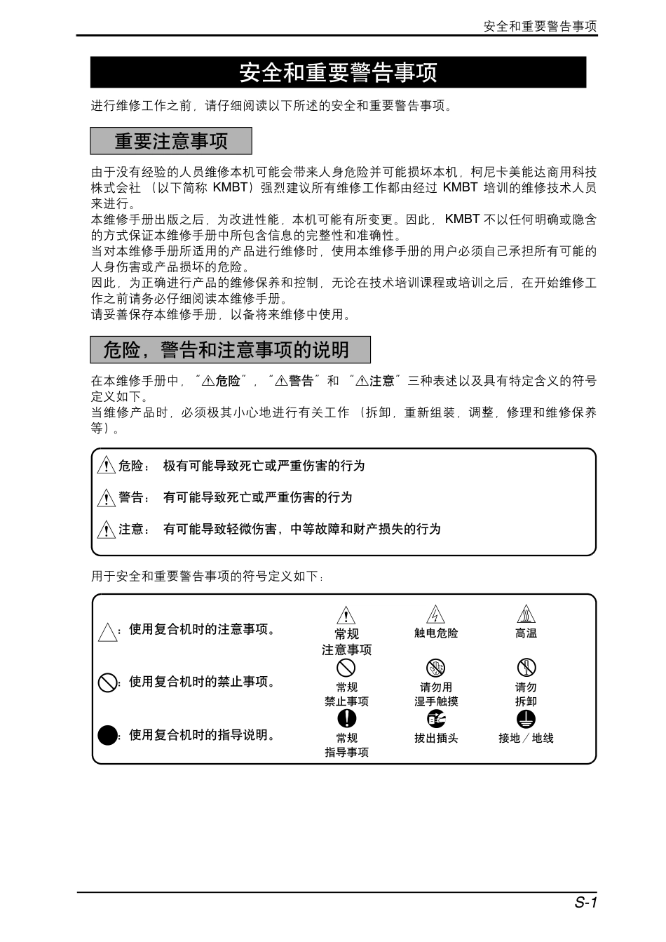 柯美 柯尼卡美能达 bizhub 501 421 黑白复印机中文现场维修手册.pdf_第2页
