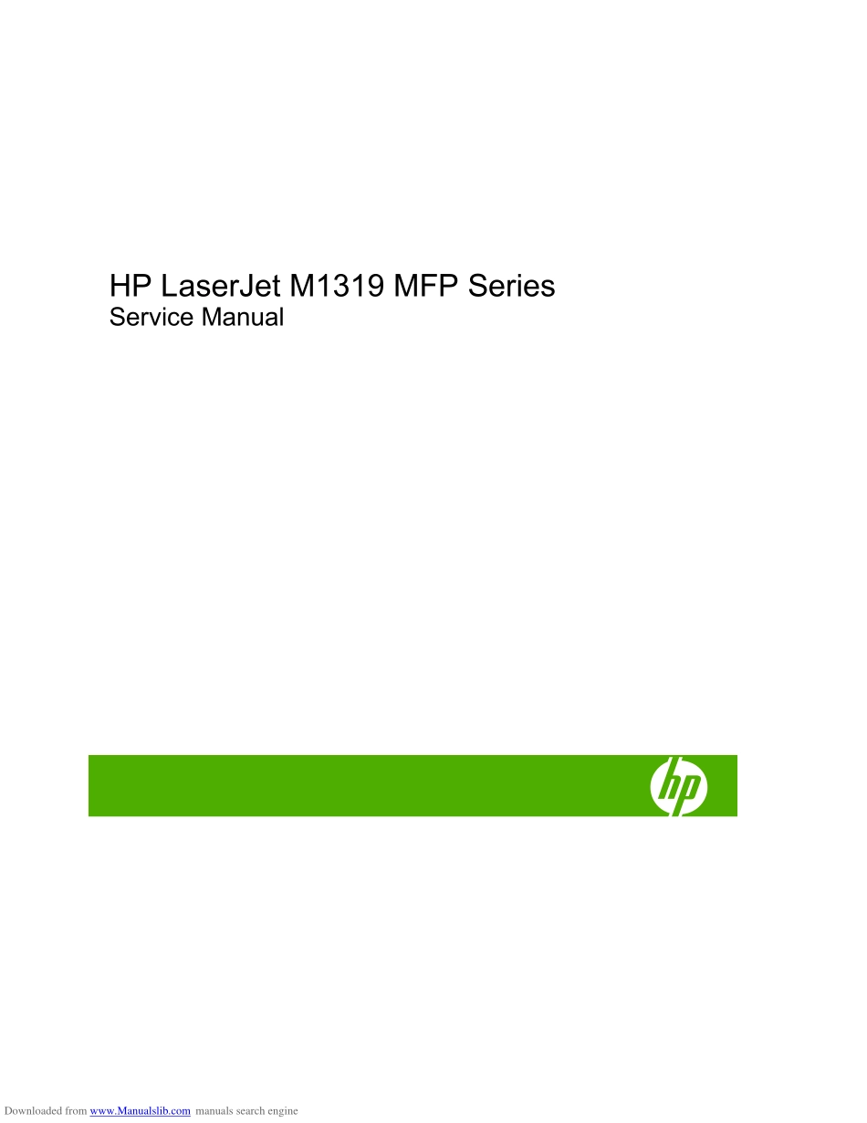 惠普LaserJet M1319MFP英文维修手册.pdf_第2页