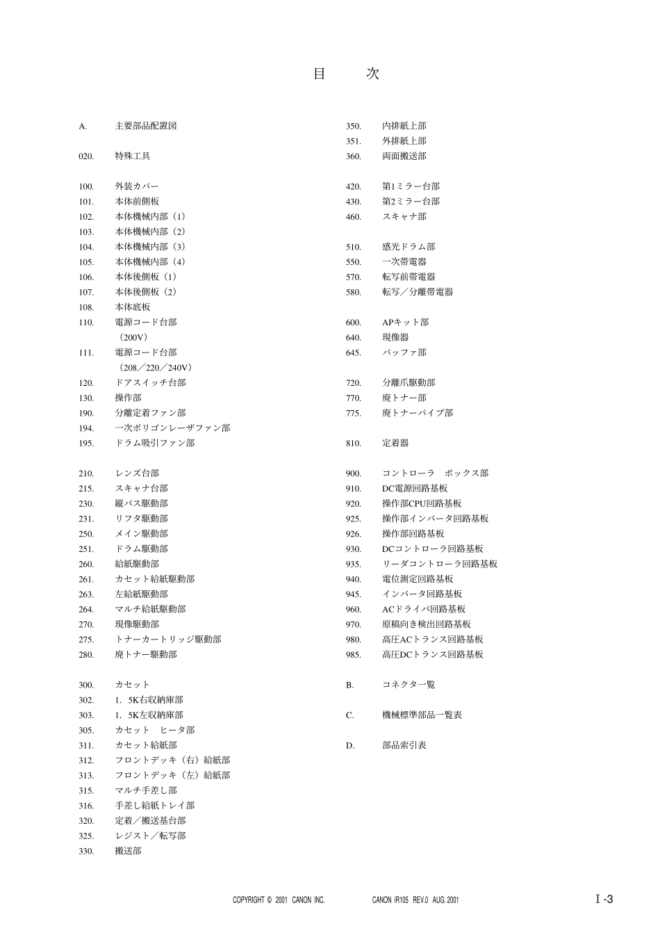 佳能IR105零件手册.pdf_第2页