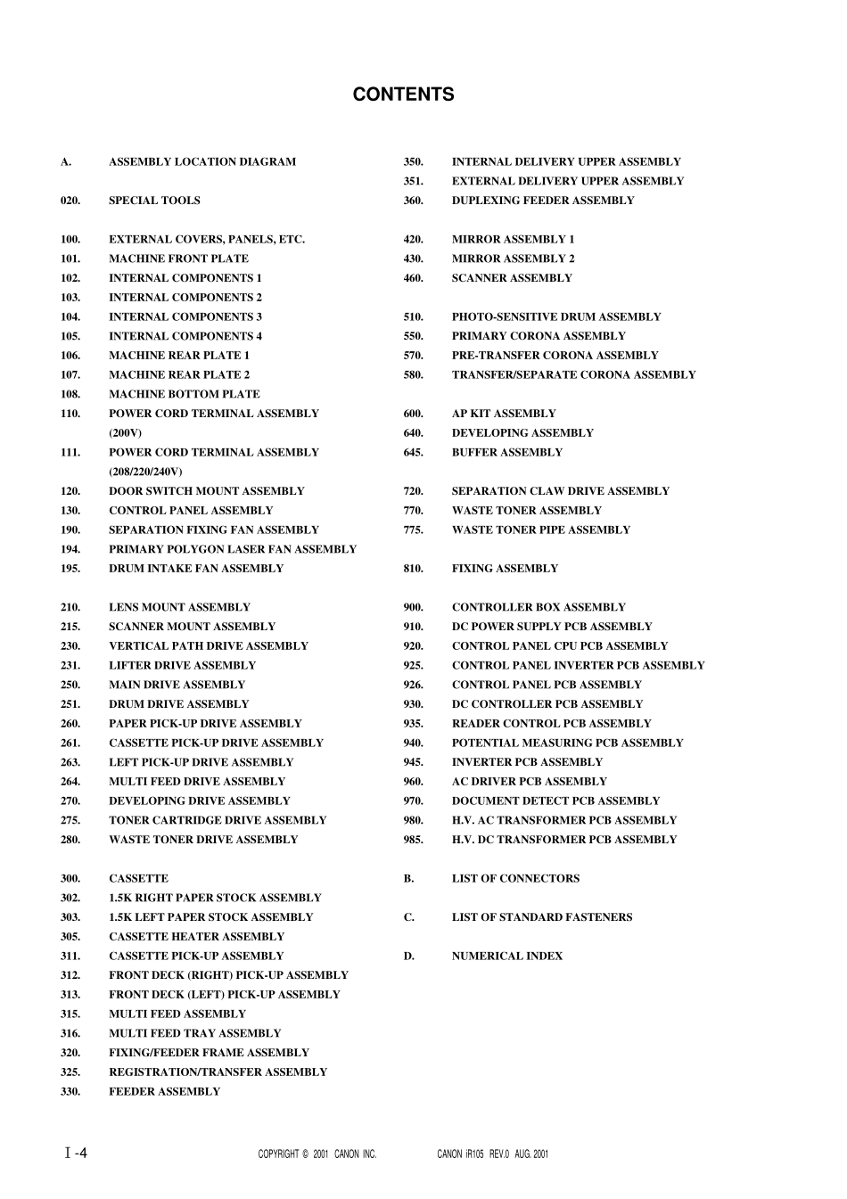 佳能IR105零件手册.pdf_第3页