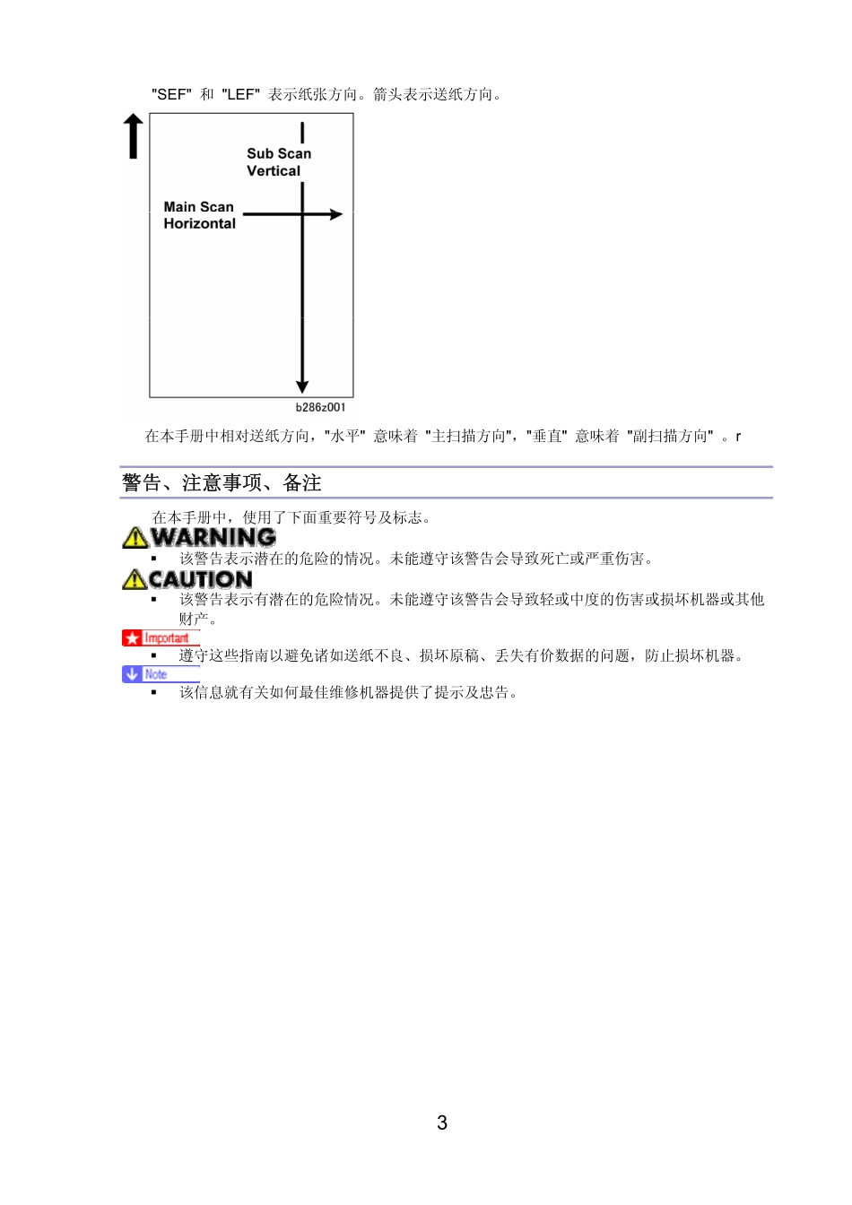 理光 MP 2550B 3350B 黑白复印机中文维修手册.pdf_第3页