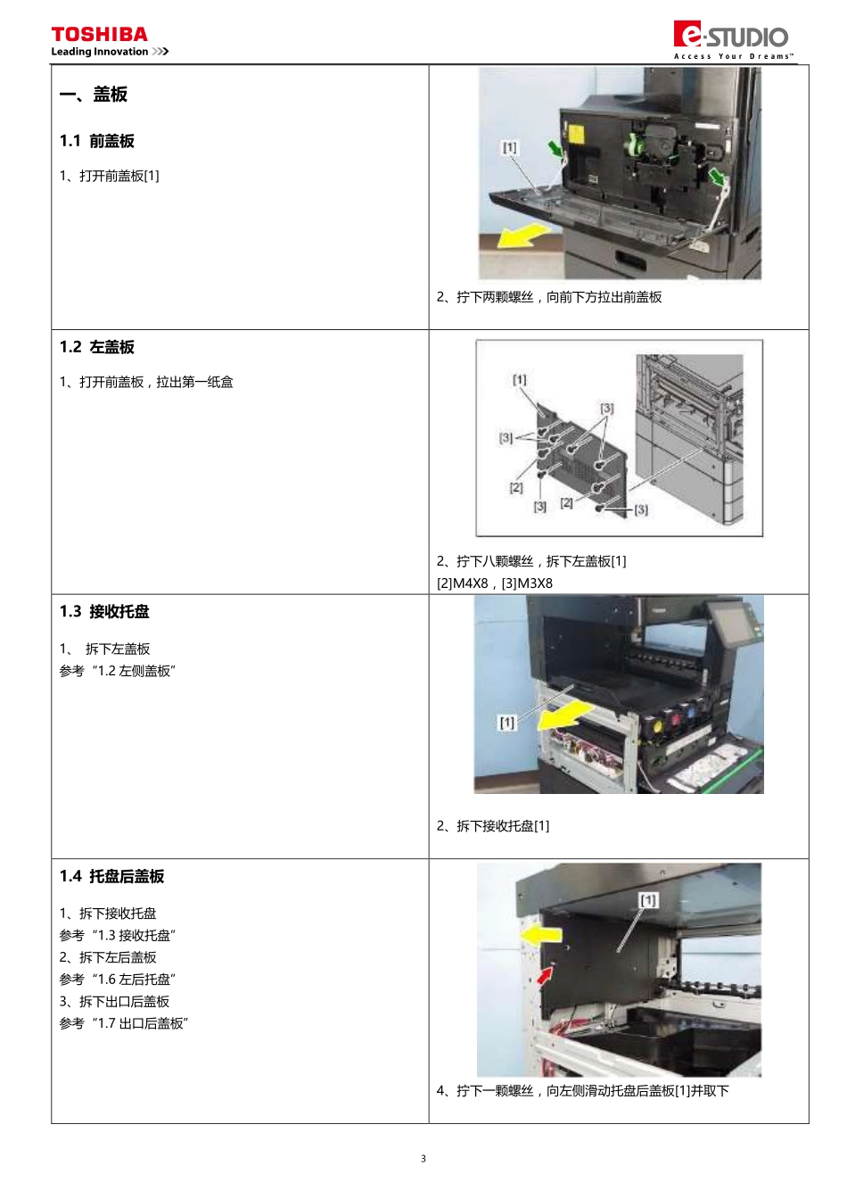 东芝 es 2508A 3008A 3508A 4508A 5008A 复印机维修手册（拆卸安装篇）.pdf_第2页