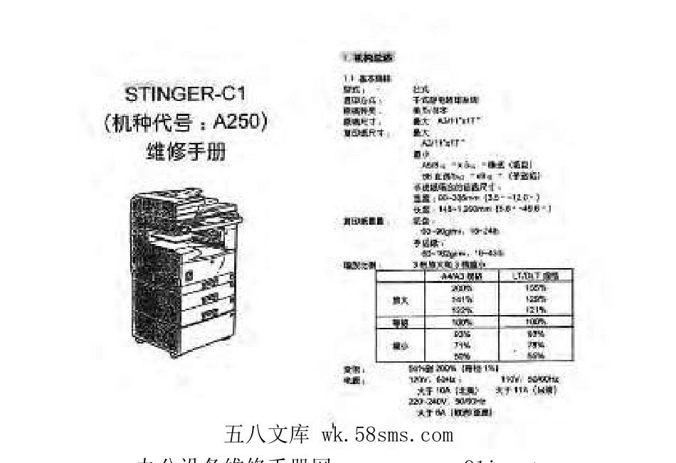 理光AFICIO 180维修手册中文.pdf_第1页