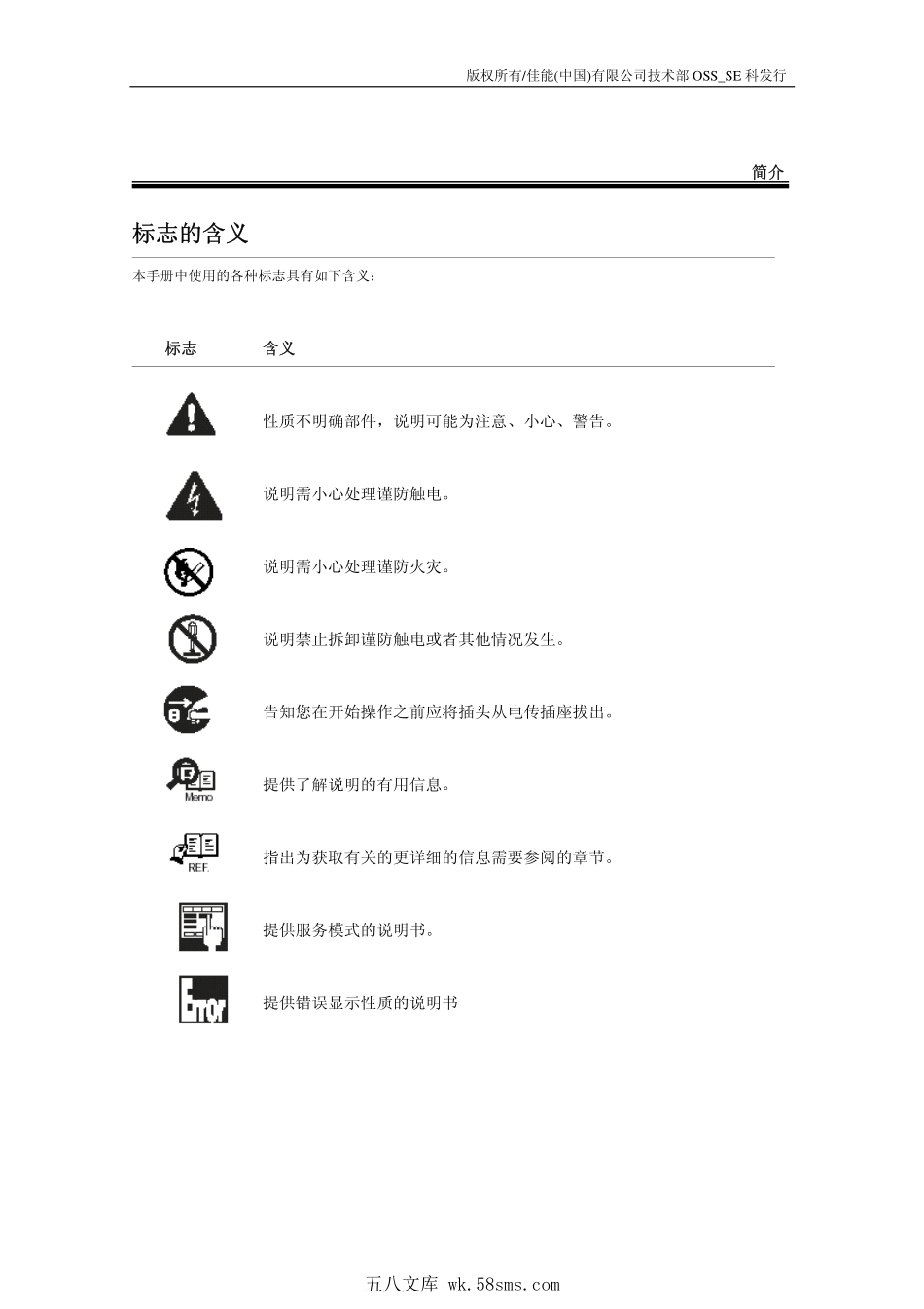 佳能Image CLASS MF3112中文维修手册.pdf_第1页
