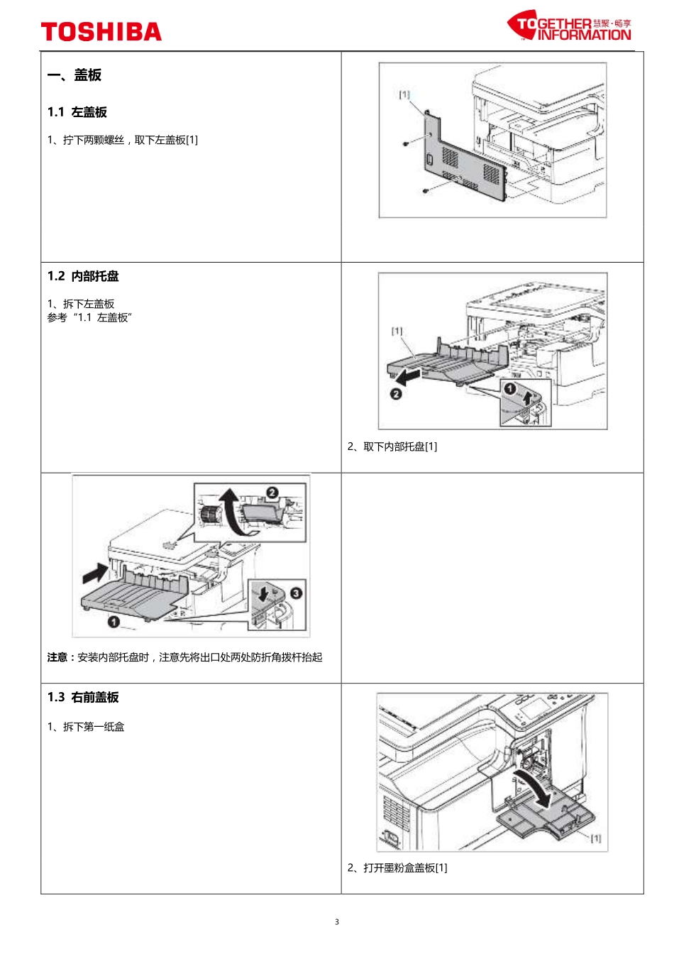 东芝 e-STUDIO 2523A 2523AD 2323AM 2823AM 2829A 复印机中文服务便携维修手册(拆卸安装篇).pdf_第2页