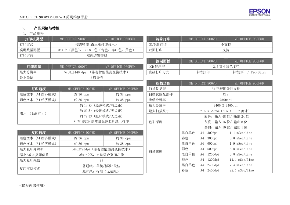 爱普生ME OFFICE 900WD960FWD简明中文维修手册.pdf_第3页