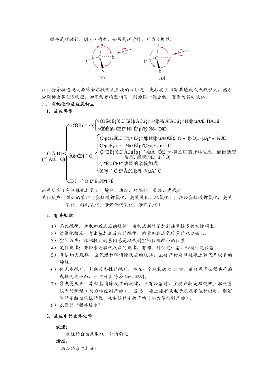 (完整版)大学有机化学复习总结史上最全.doc_第2页