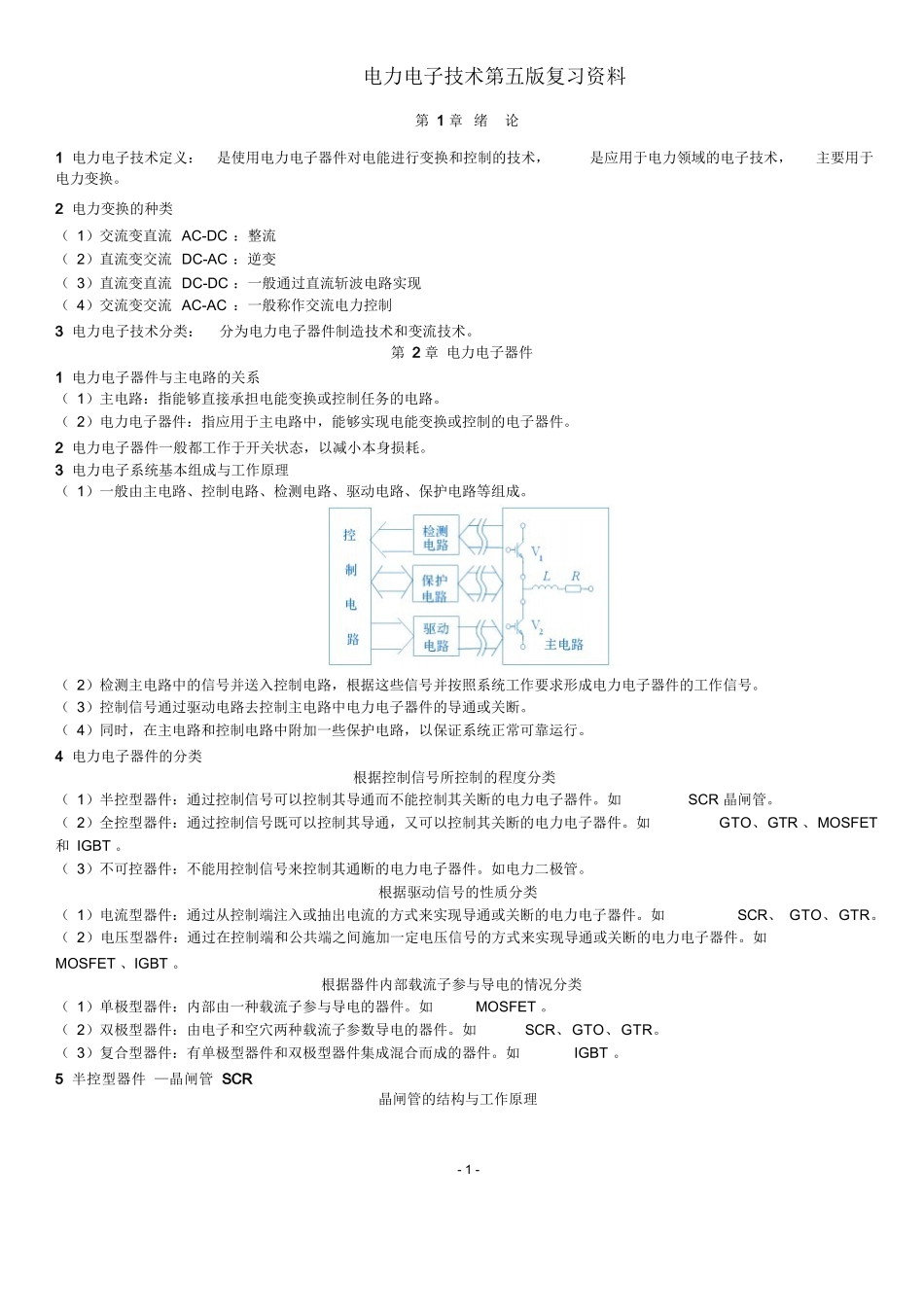 《电力电子技术》复习资料.docx_第1页
