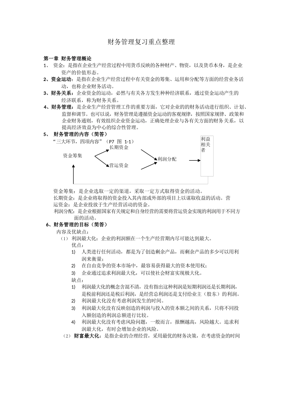 财务管理复习重点整理.docx_第1页