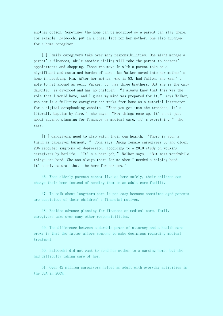 大学英语四级改革阅读理解新题型—匹配题练习(最新).doc_第3页