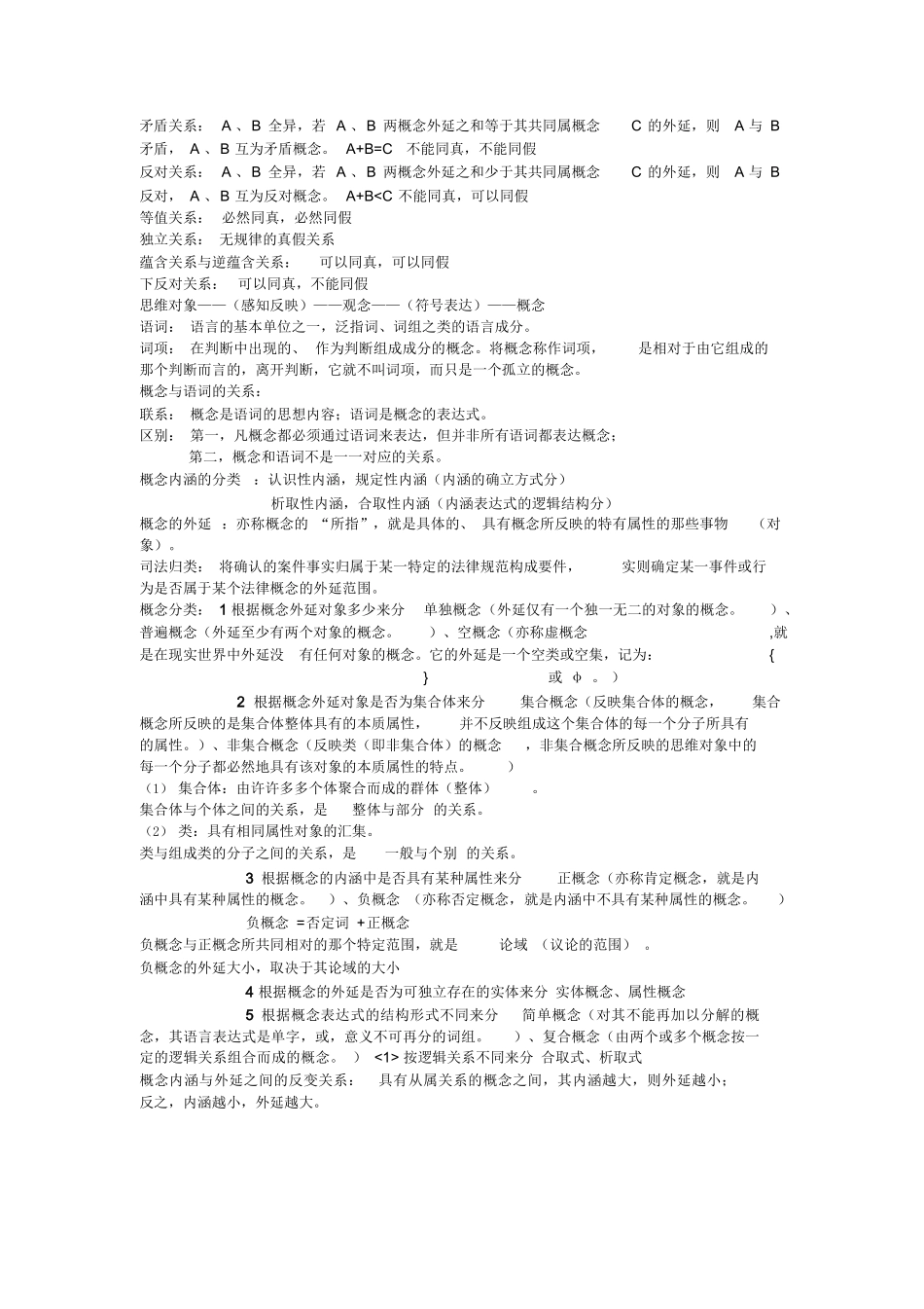 法律逻辑学复习笔记.docx_第1页