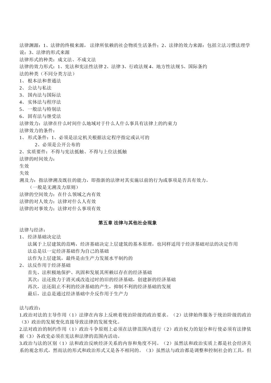 法学导论知识点总结-终极版.doc_第2页