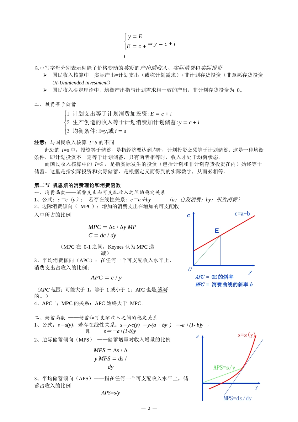 宏观经济学主要公式.docx_第2页