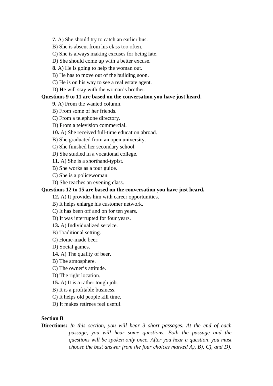 卷二 2015年12月英语四级真题及答案.docx_第2页